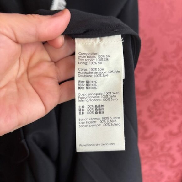 3.1 Phillip Lim Black & White Silk Dress 8 - Picture 5 of 9